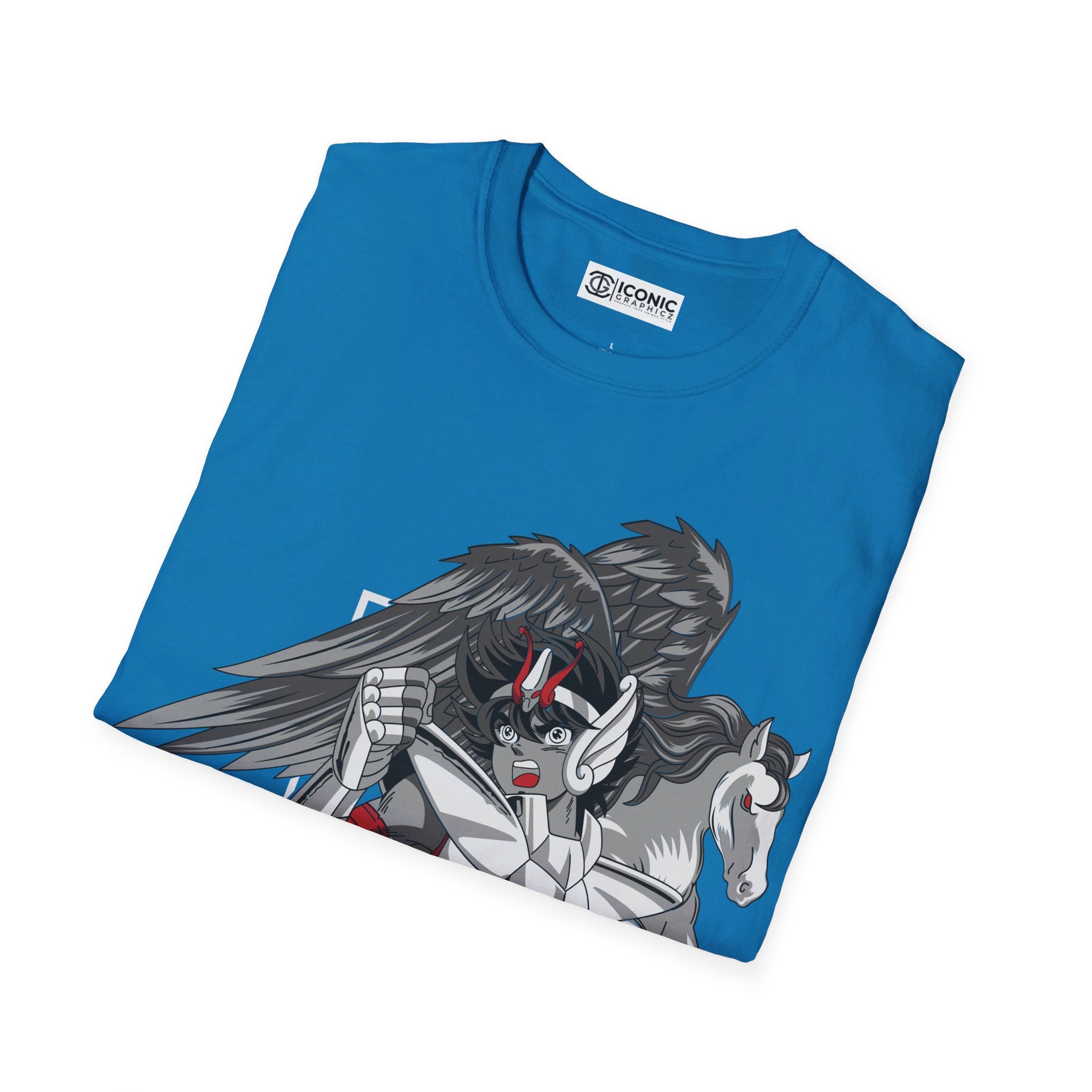 Pegasus Seiya Unisex Softstyle T-Shirt - IGZ Clothing 