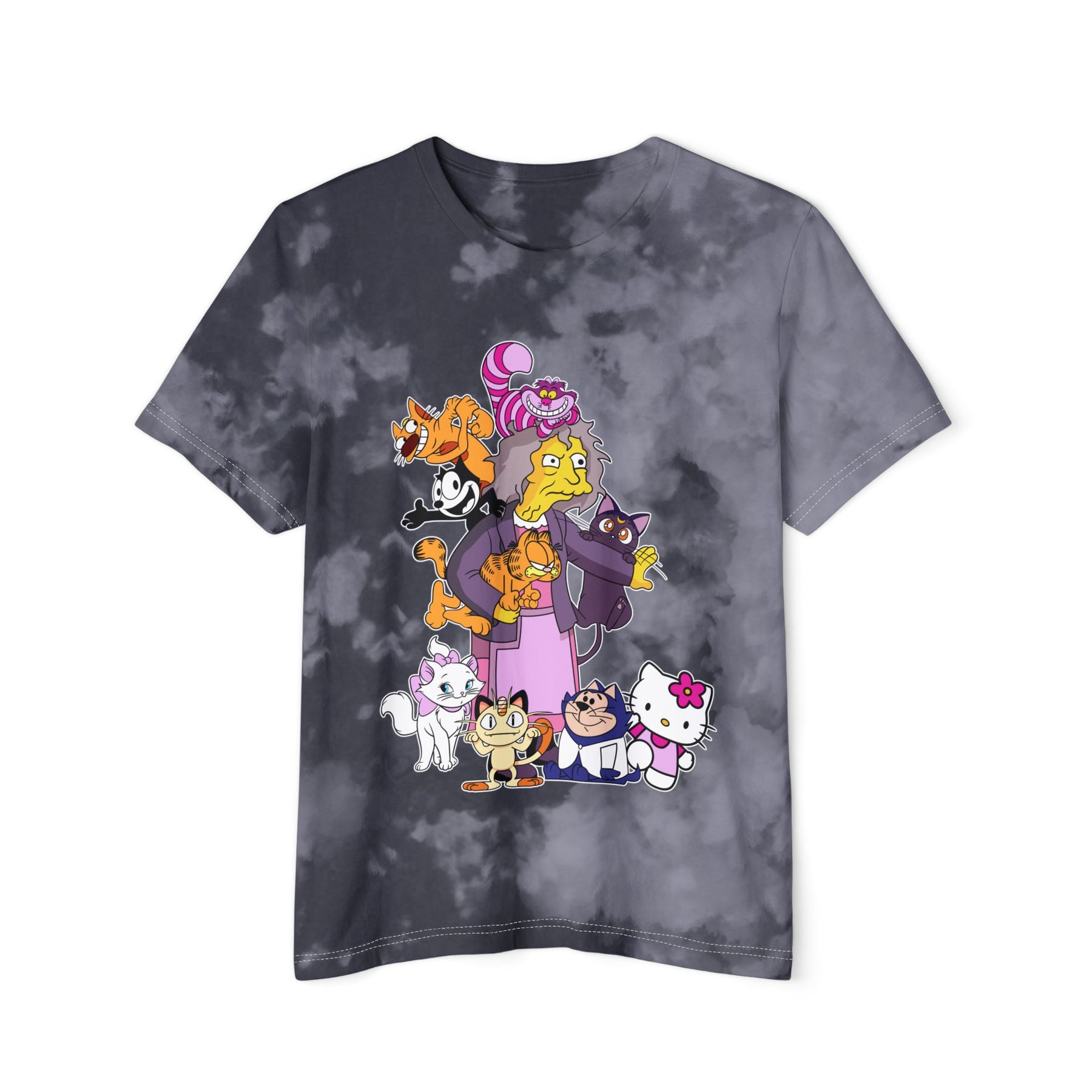 Cat Lady Tie-Dye T-Shirt