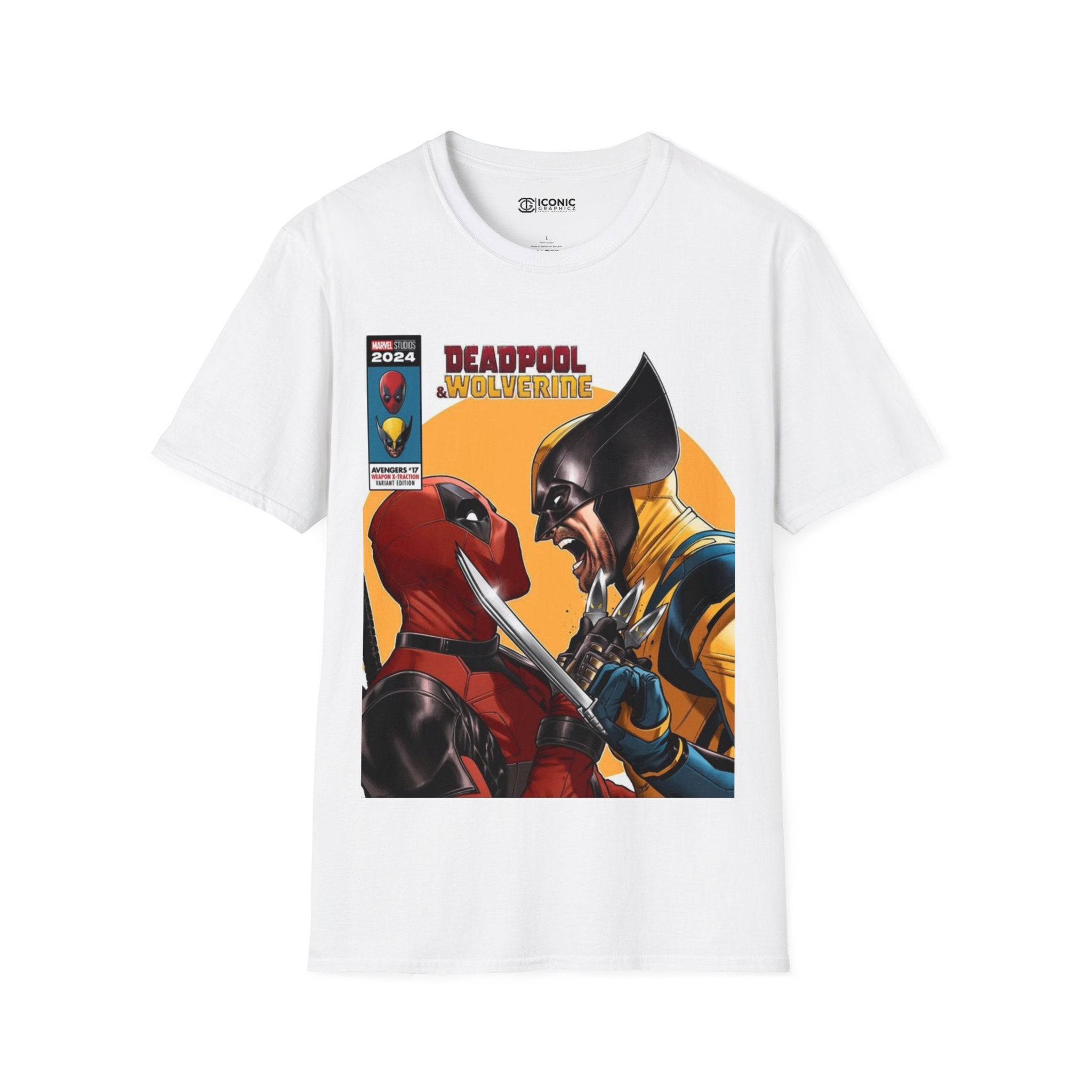 Deadpool Unisex Softstyle T-Shirt - IGZ Clothing 