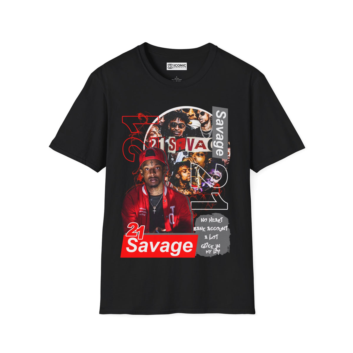 21 Savage Unisex Softstyle T-Shirt - IGZ Clothing 