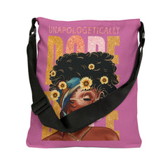 Black Beauty Adjustable Tote Bag (AOP) - IGZ Clothing 