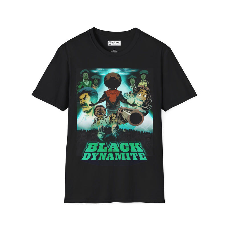 Black Dynamite Unisex Softstyle T-Shirt - IGZ Clothing 