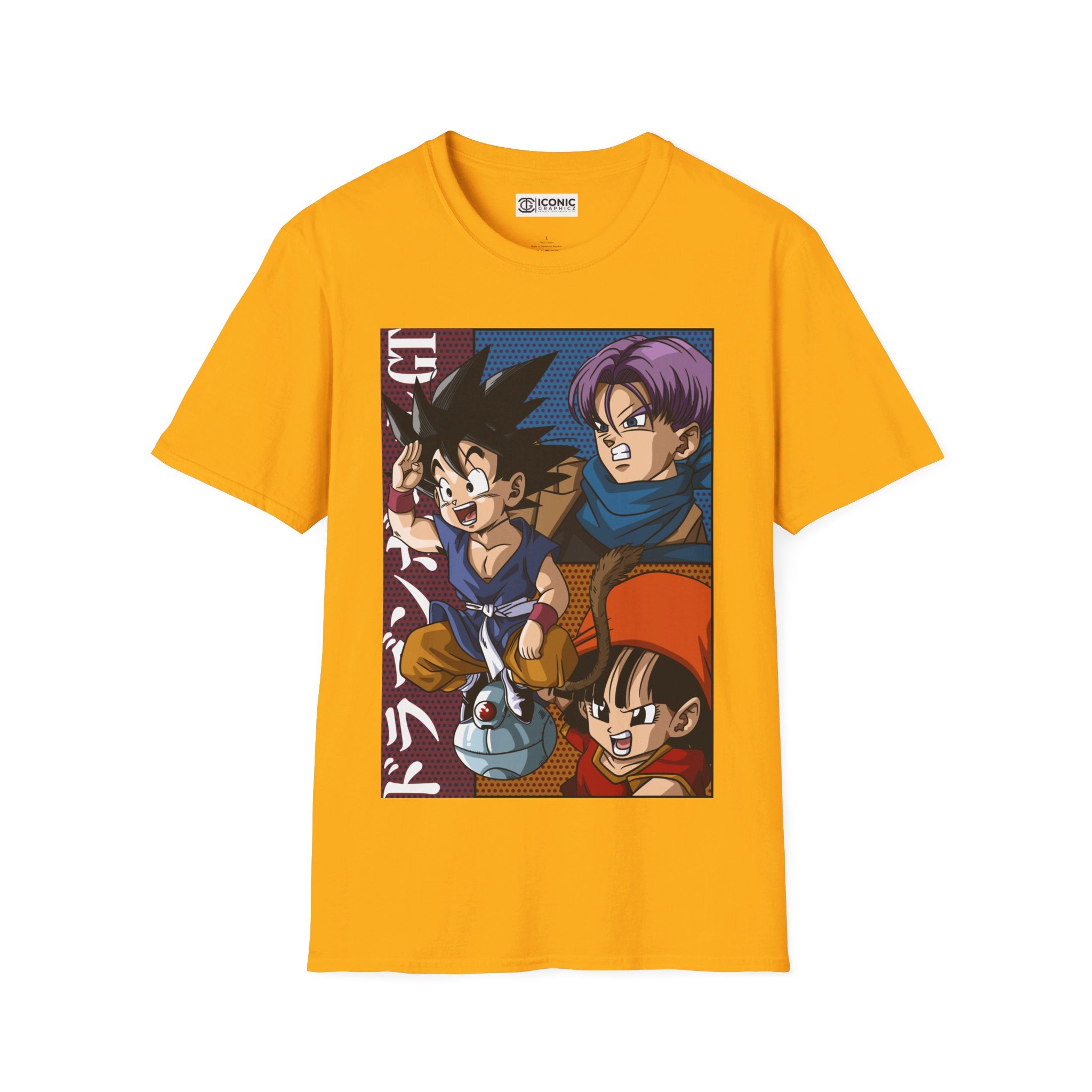 Dragonball GT Goku and trunks Unisex Softstyle T-Shirt - IGZ Clothing 