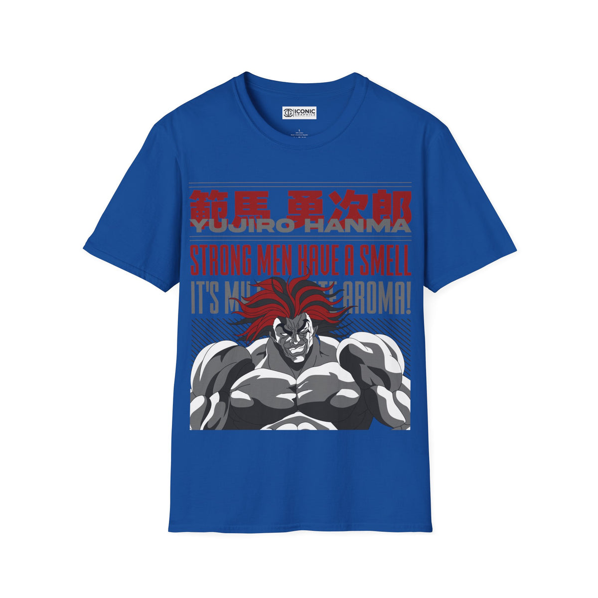 Hanma Yujiro Unisex Softstyle T-Shirt - IGZ Clothing 