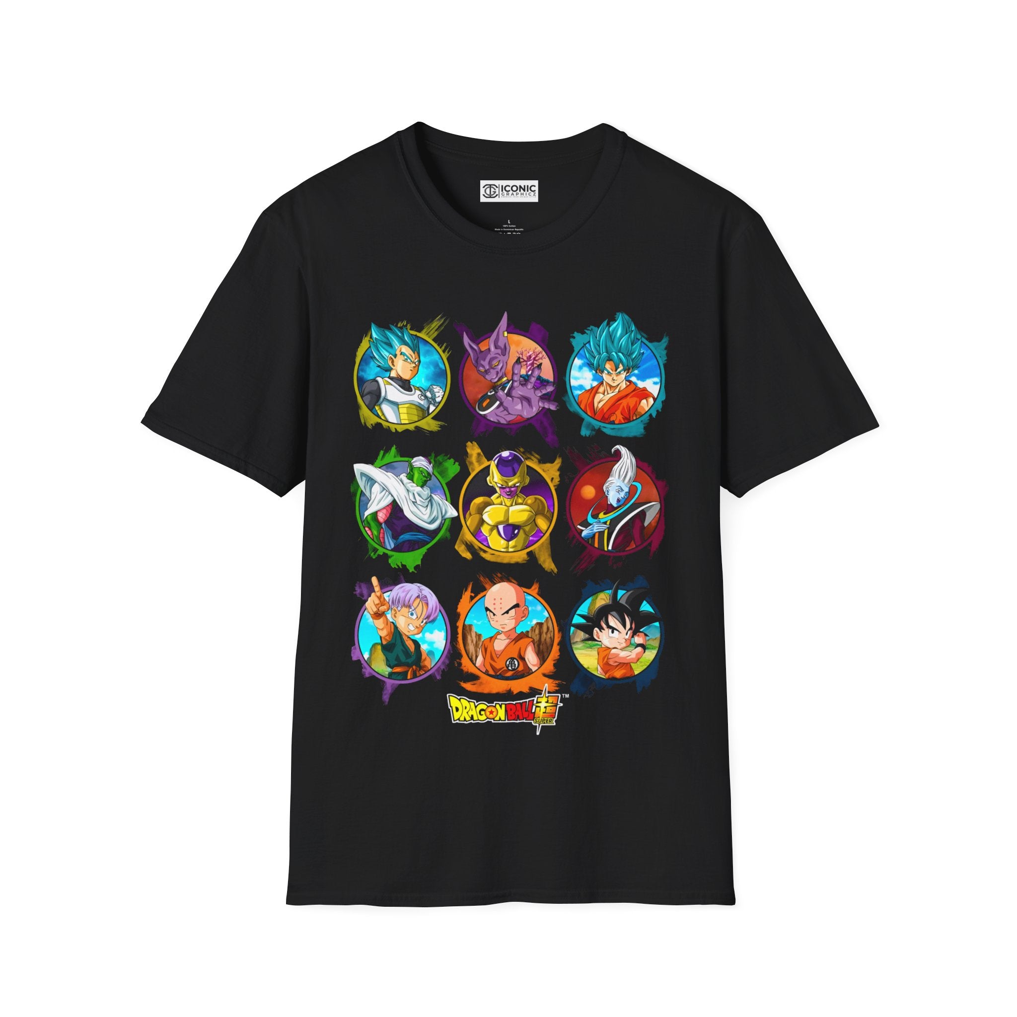 Dragonball Super characters Unisex Softstyle T-Shirt - IGZ Clothing 