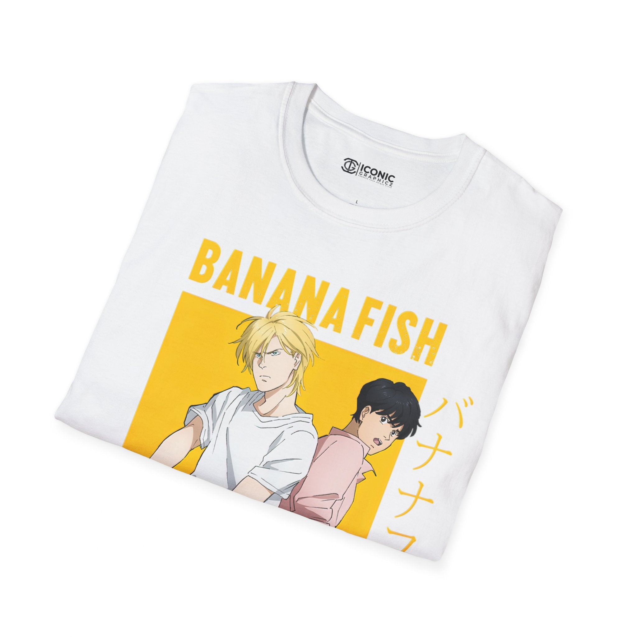 Banana Fish Unisex Softstyle T-Shirt - IGZ Clothing 