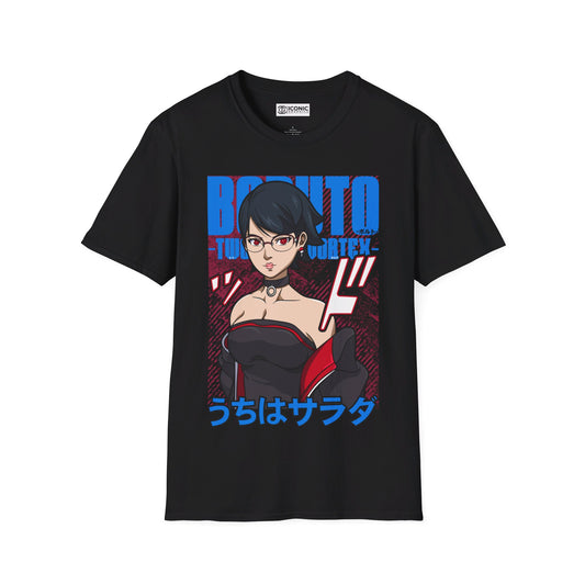 Uchiha Sarada Unisex Softstyle T-Shirt - IGZ Clothing 