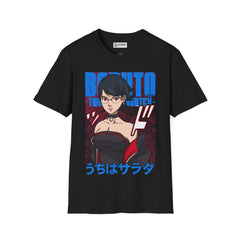 Uchiha Sarada Unisex Softstyle T-Shirt - IGZ Clothing 