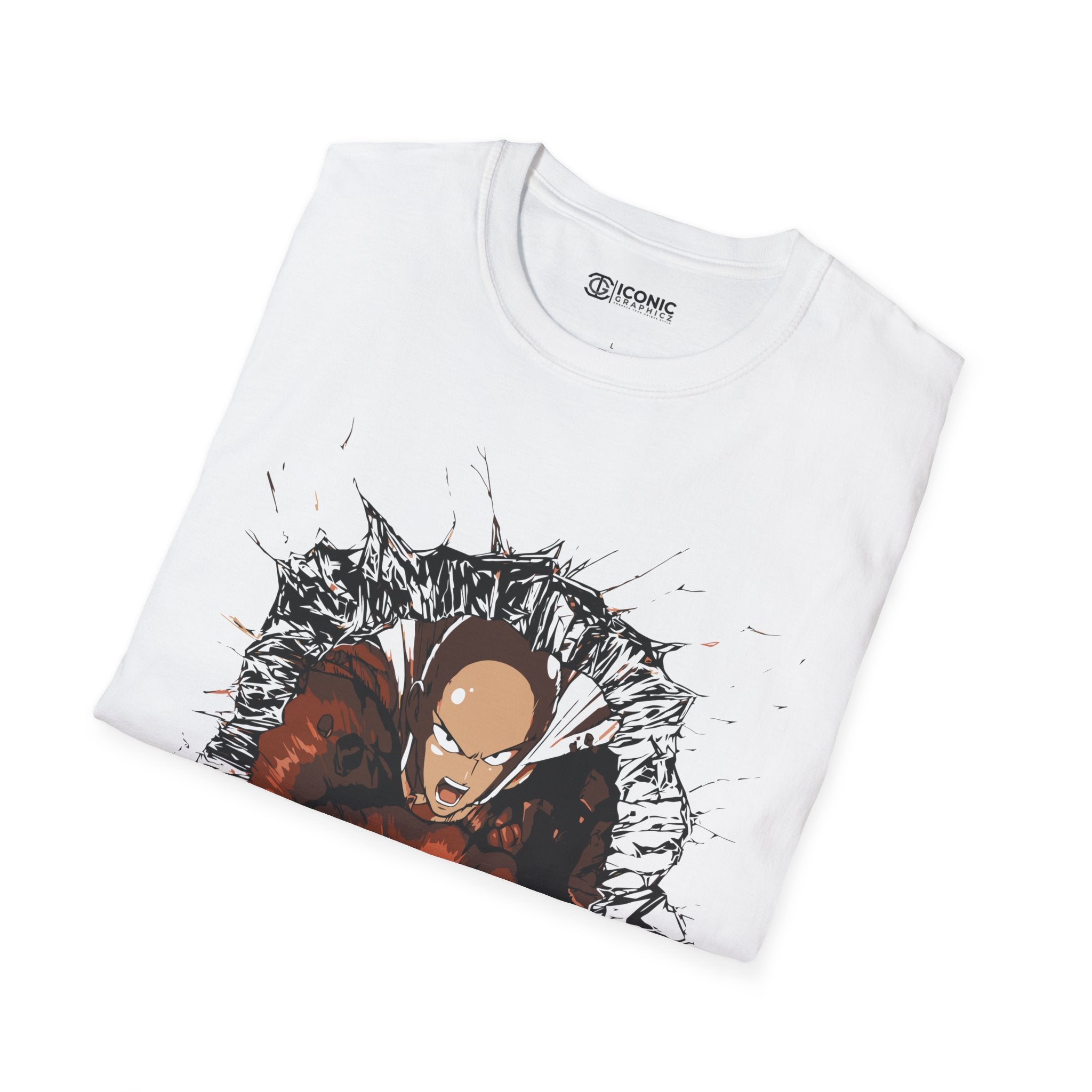 Saitama Unisex Softstyle T-Shirt - IGZ Clothing 