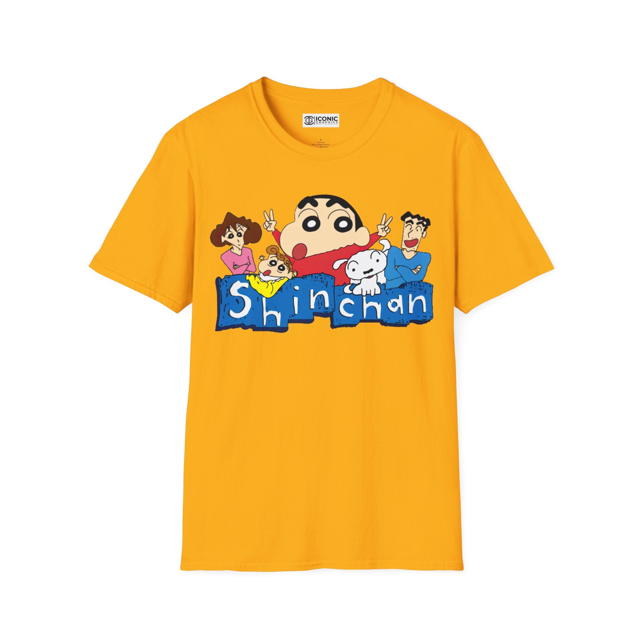 Shinchan Unisex Softstyle T-Shirt - IGZ Clothing 