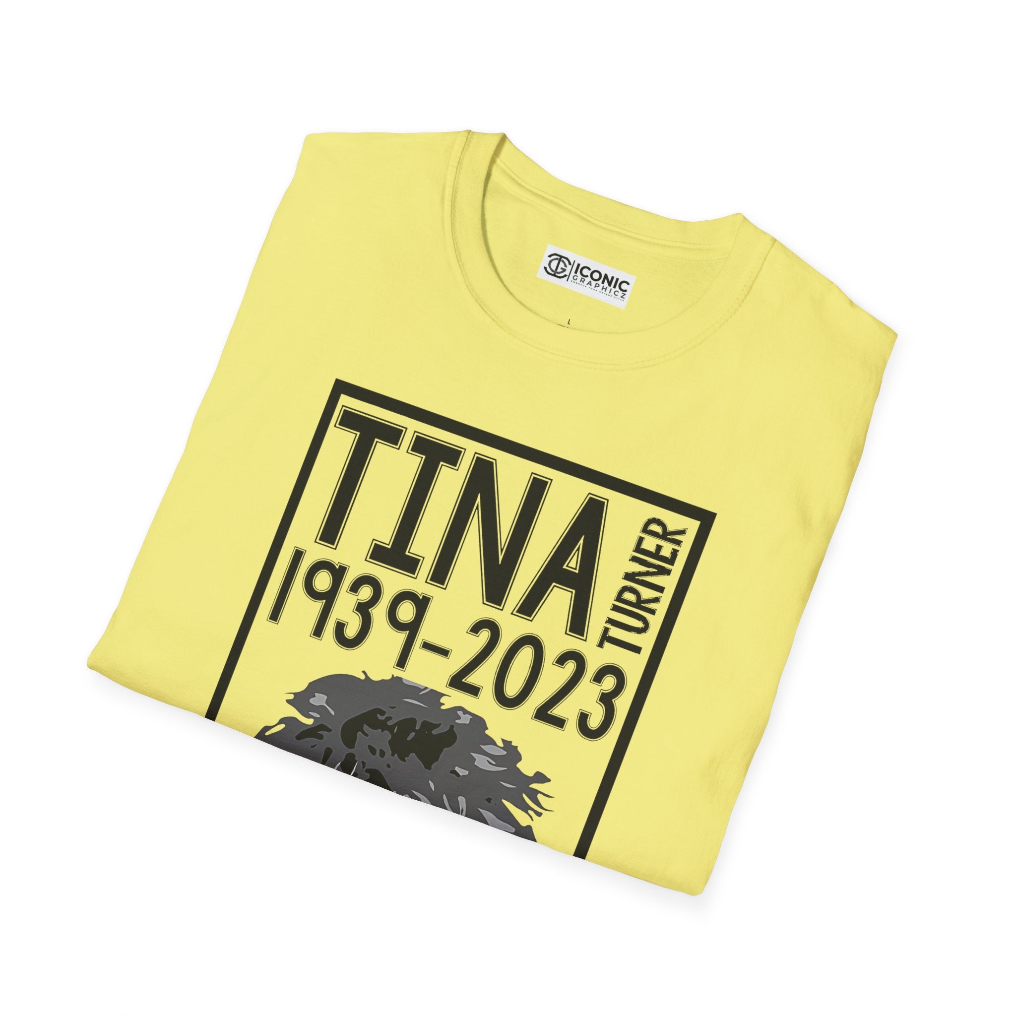 Tina Turner Unisex Softstyle T-Shirt - IGZ Clothing 