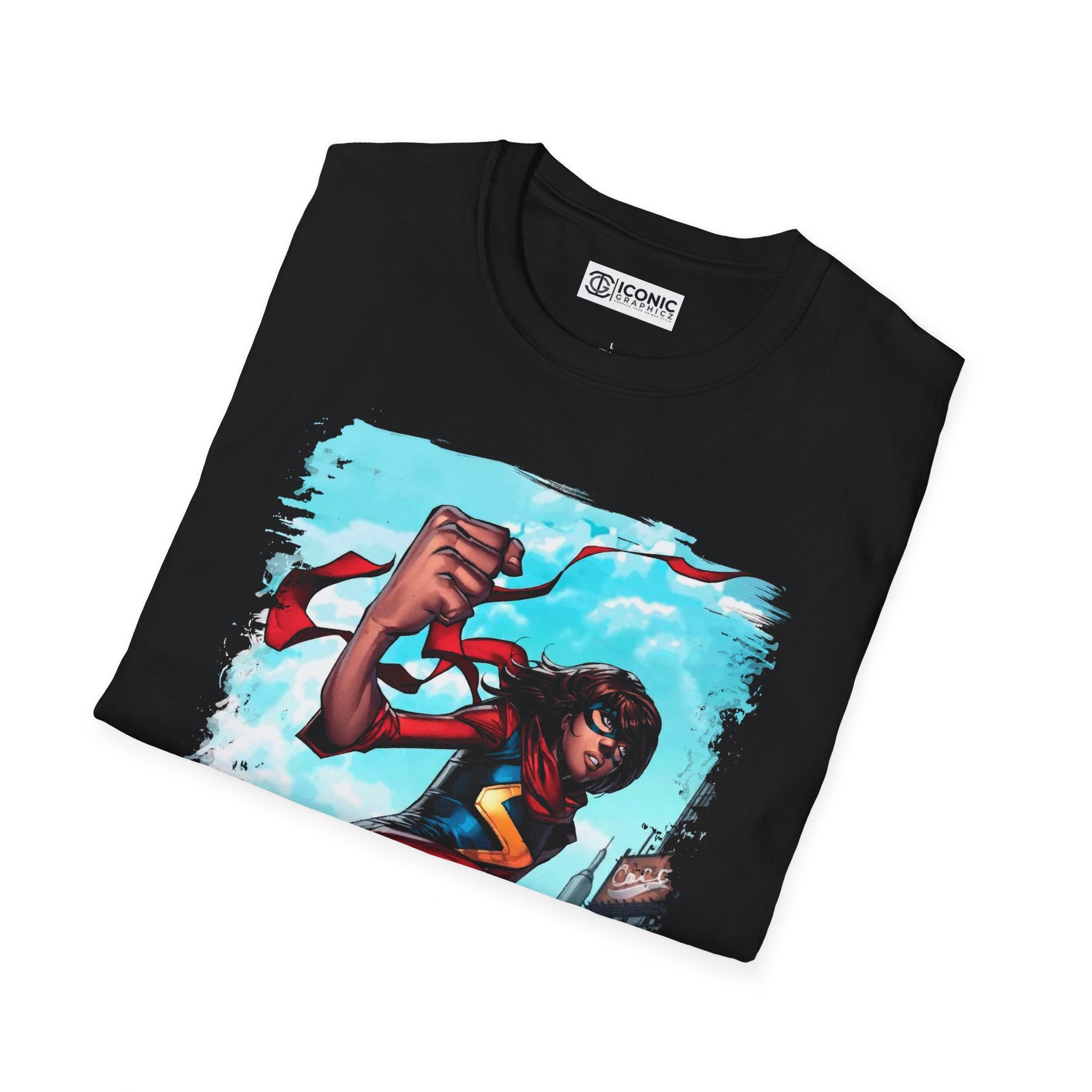 Ms. Marvel Unisex Softstyle T-Shirt - IGZ Clothing 