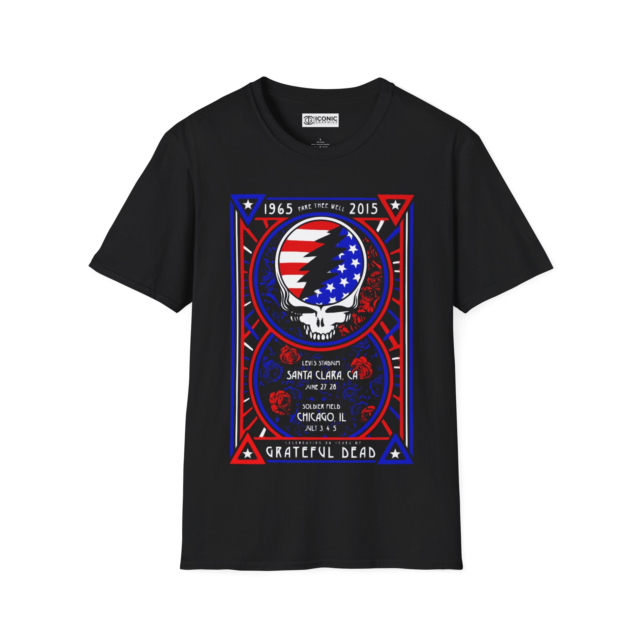 Grateful Dead Unisex Softstyle T-Shirt - IGZ Clothing 