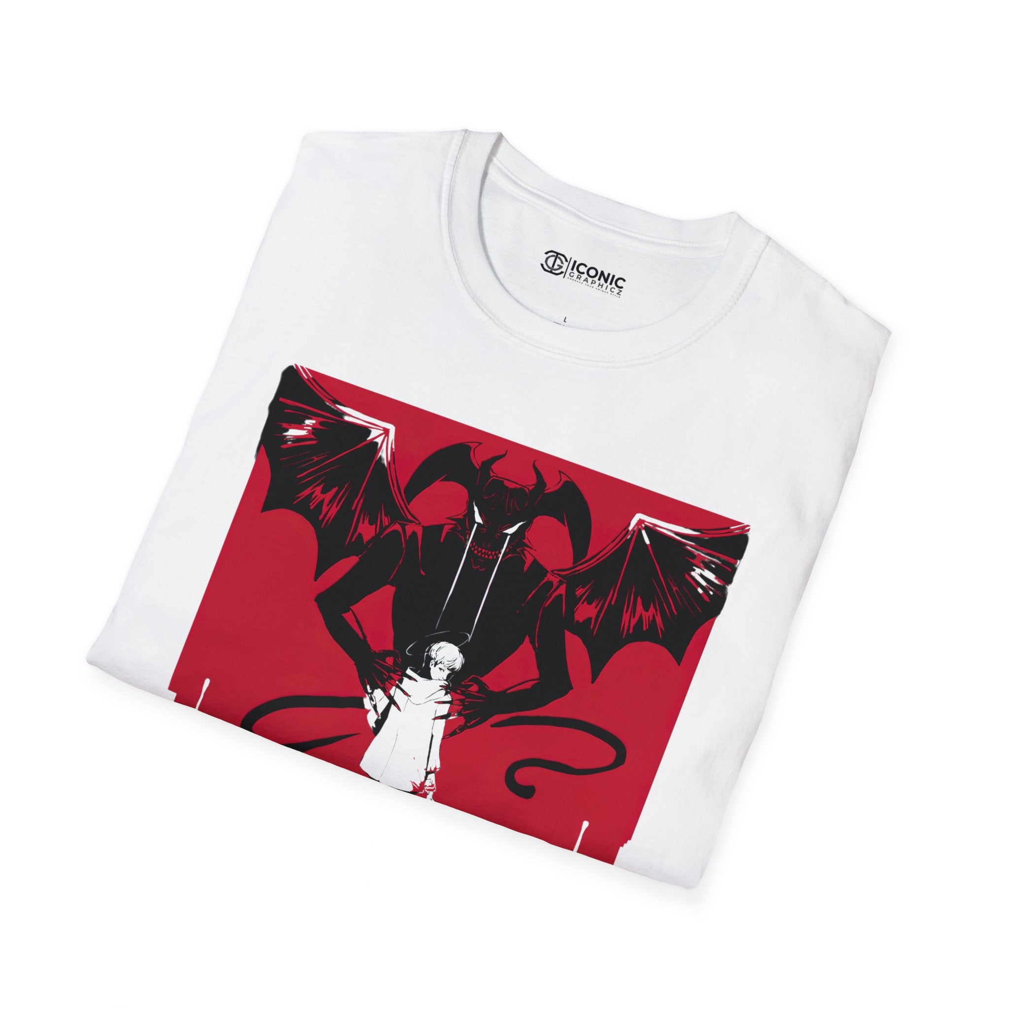 Devilman Crybaby Amon Unisex Softstyle T-Shirt - IGZ Clothing 