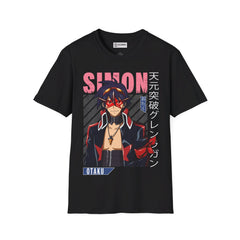 Gurren Lagann Simon Unisex Softstyle T-Shirt - IGZ Clothing 