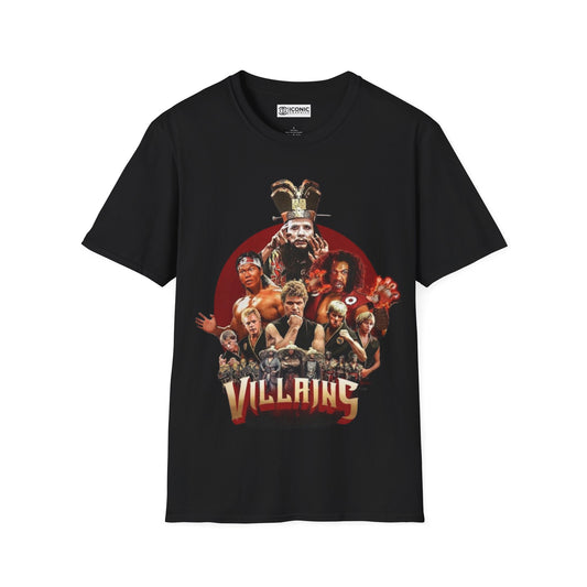 80's & 90's villain's Unisex Softstyle T-Shirt - IGZ Clothing 