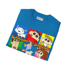 Shinchan Unisex Softstyle T-Shirt - IGZ Clothing 