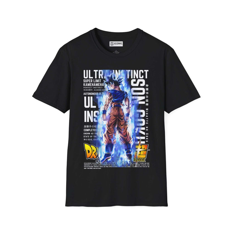 Ultra Instinct Goku Unisex Softstyle T-Shirt - IGZ Clothing 