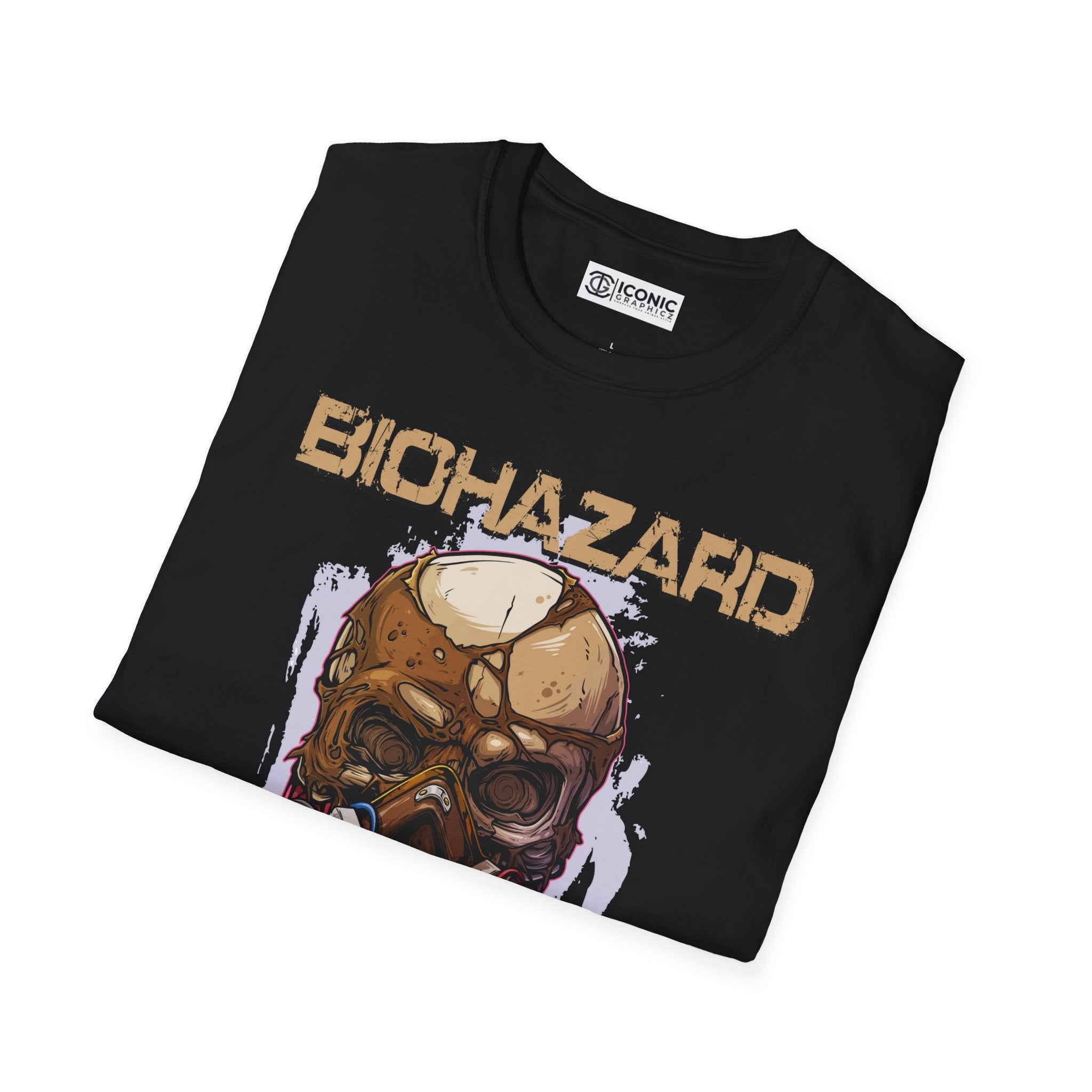 Biohazard Unisex Softstyle T-Shirt - IGZ Clothing 