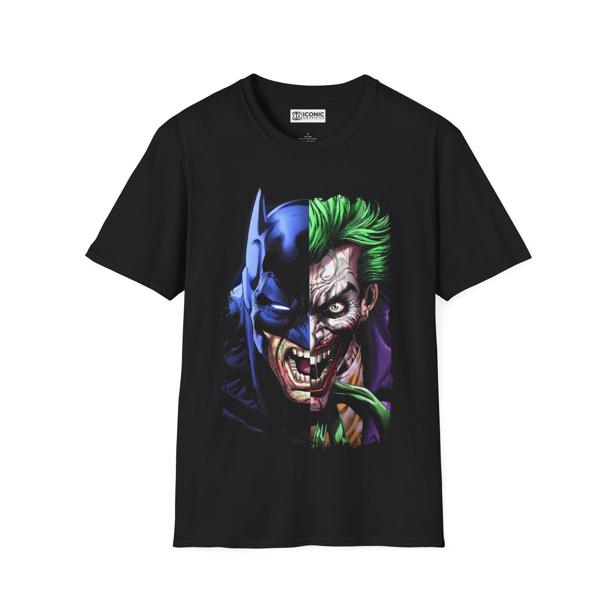 Batman and Joker Unisex Softstyle T-Shirt - IGZ Clothing 