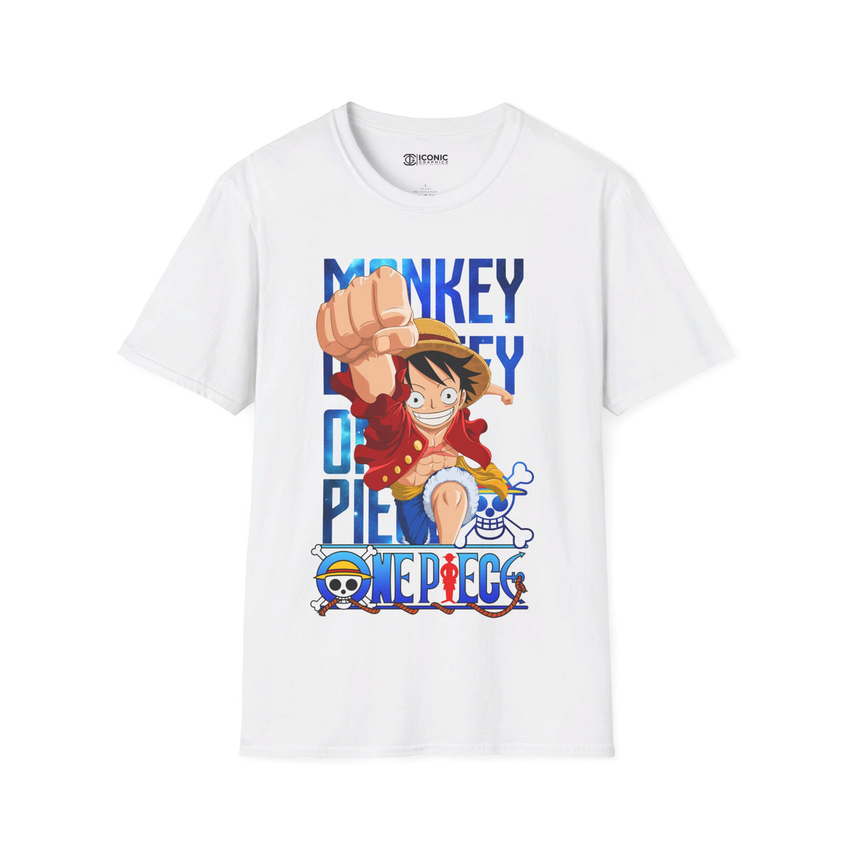 Luffy Unisex Softstyle T-Shirt - IGZ Clothing 