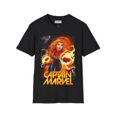 Captain Marvel Unisex Softstyle T-Shirt - IGZ Clothing 