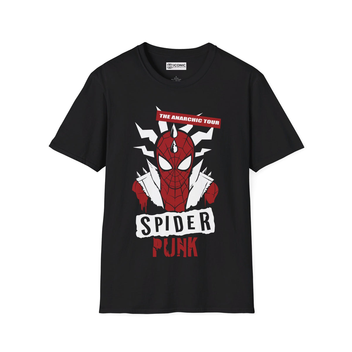 Spider-punk Unisex Softstyle T-Shirt - IGZ Clothing 