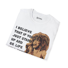 Tina Turner Unisex Softstyle T-Shirt - IGZ Clothing 