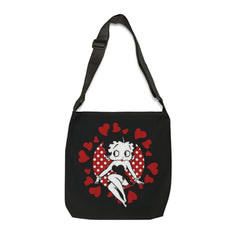 Betty Boop Adjustable Tote Bag (AOP) - IGZ Clothing 