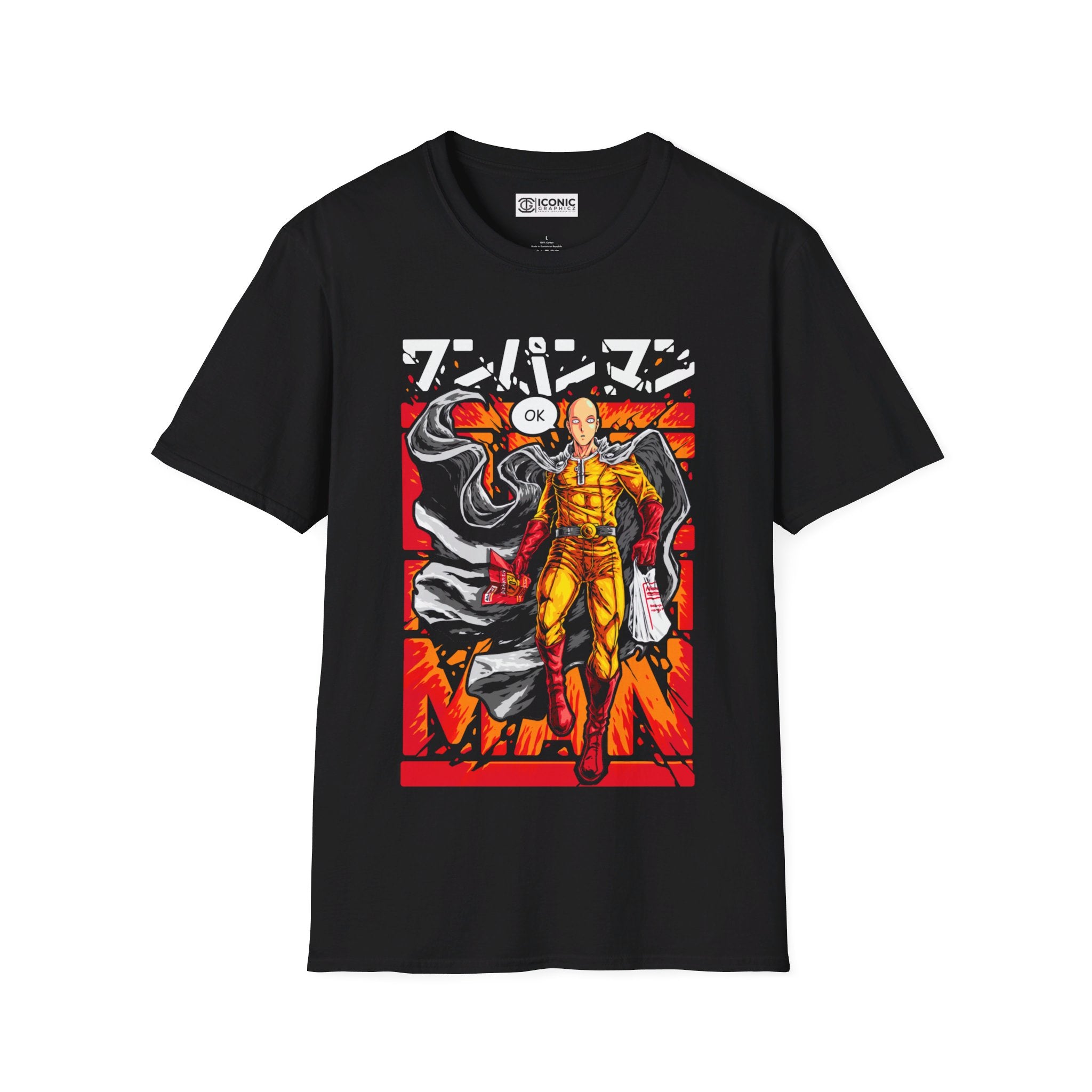 Saitama Unisex Softstyle T-Shirt - IGZ Clothing 