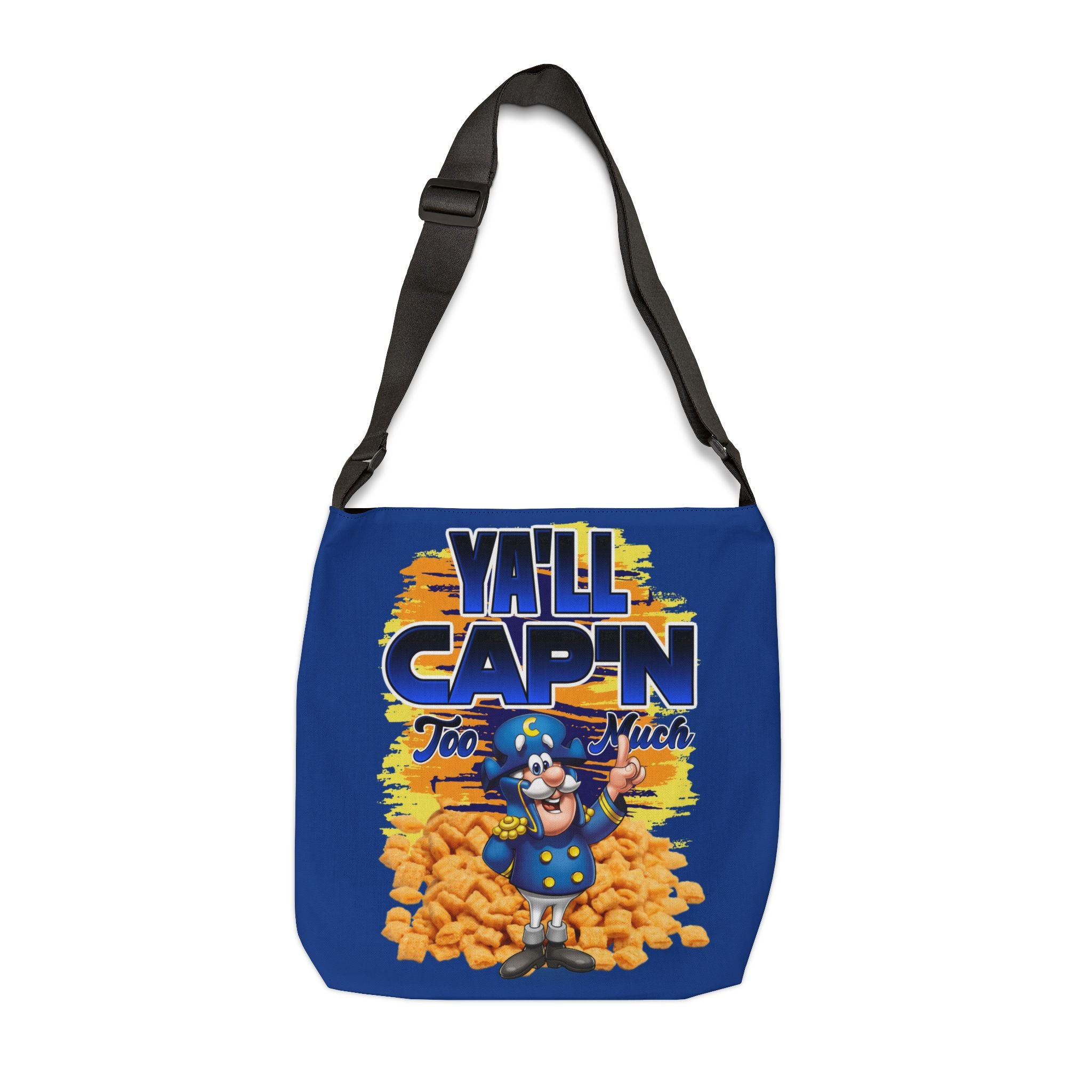 Yall Capn too much Adjustable Tote Bag (AOP)