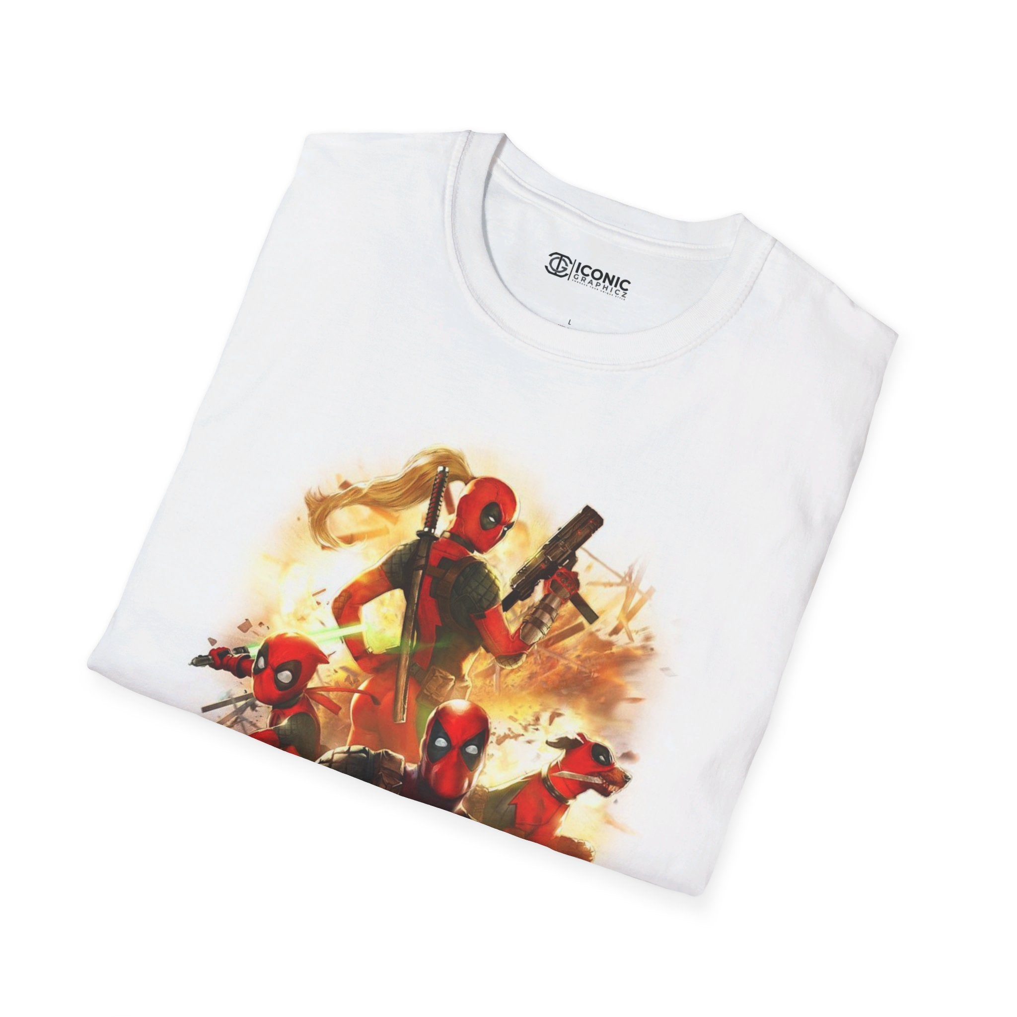 Deadpool Unisex Softstyle T-Shirt - IGZ Clothing 