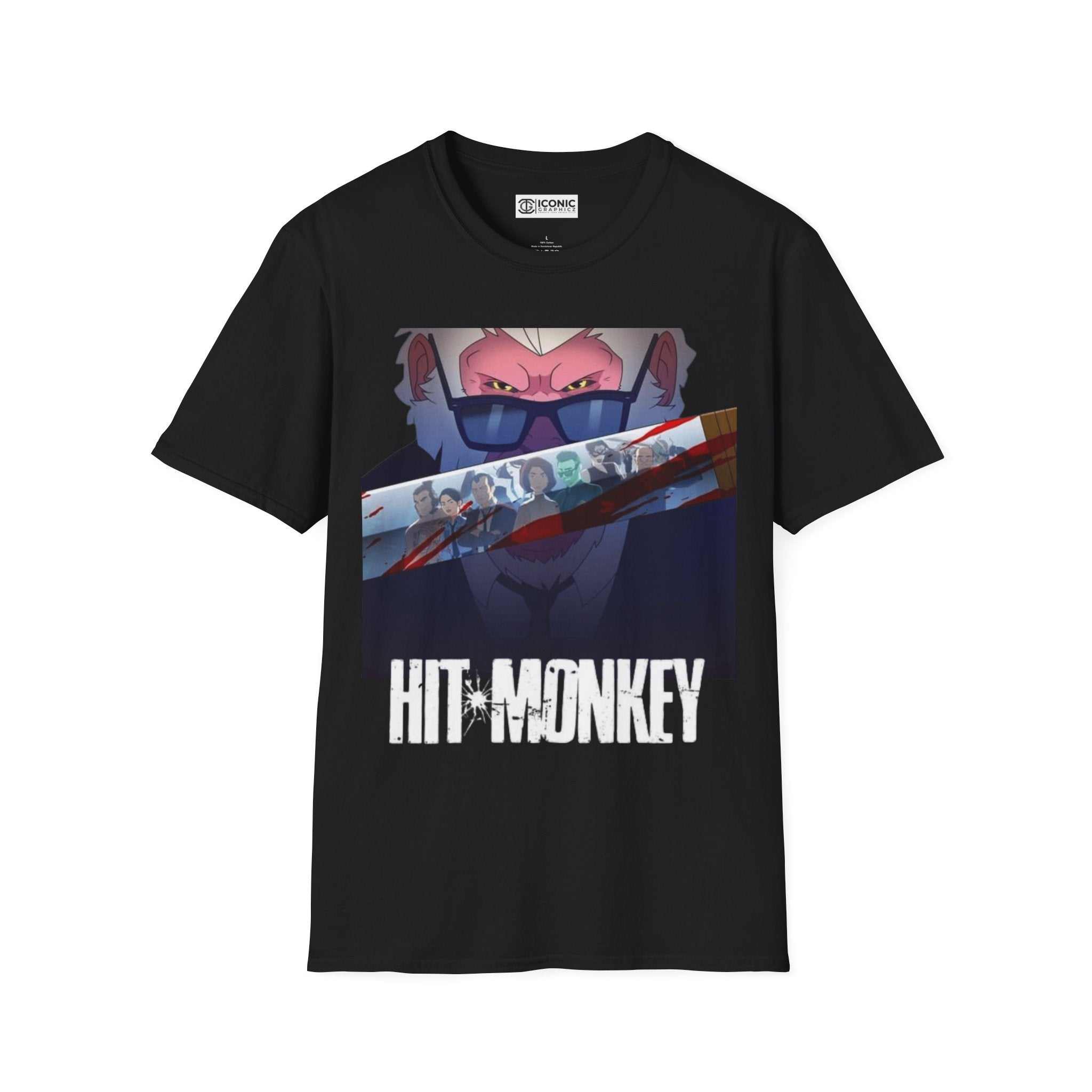 Hit Monkey Unisex Softstyle T-Shirt - IGZ Clothing 