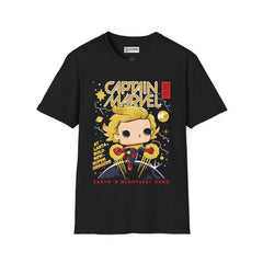 Captain Marvel Unisex Softstyle T-Shirt - IGZ Clothing 