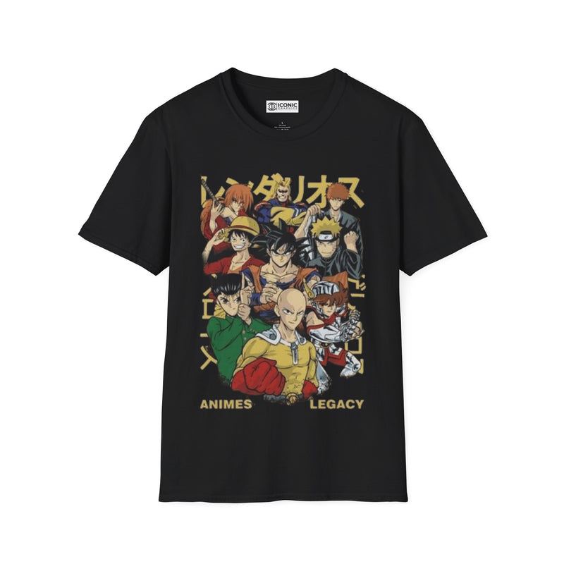 Anime Heros Unisex Softstyle T-Shirt - IGZ Clothing 