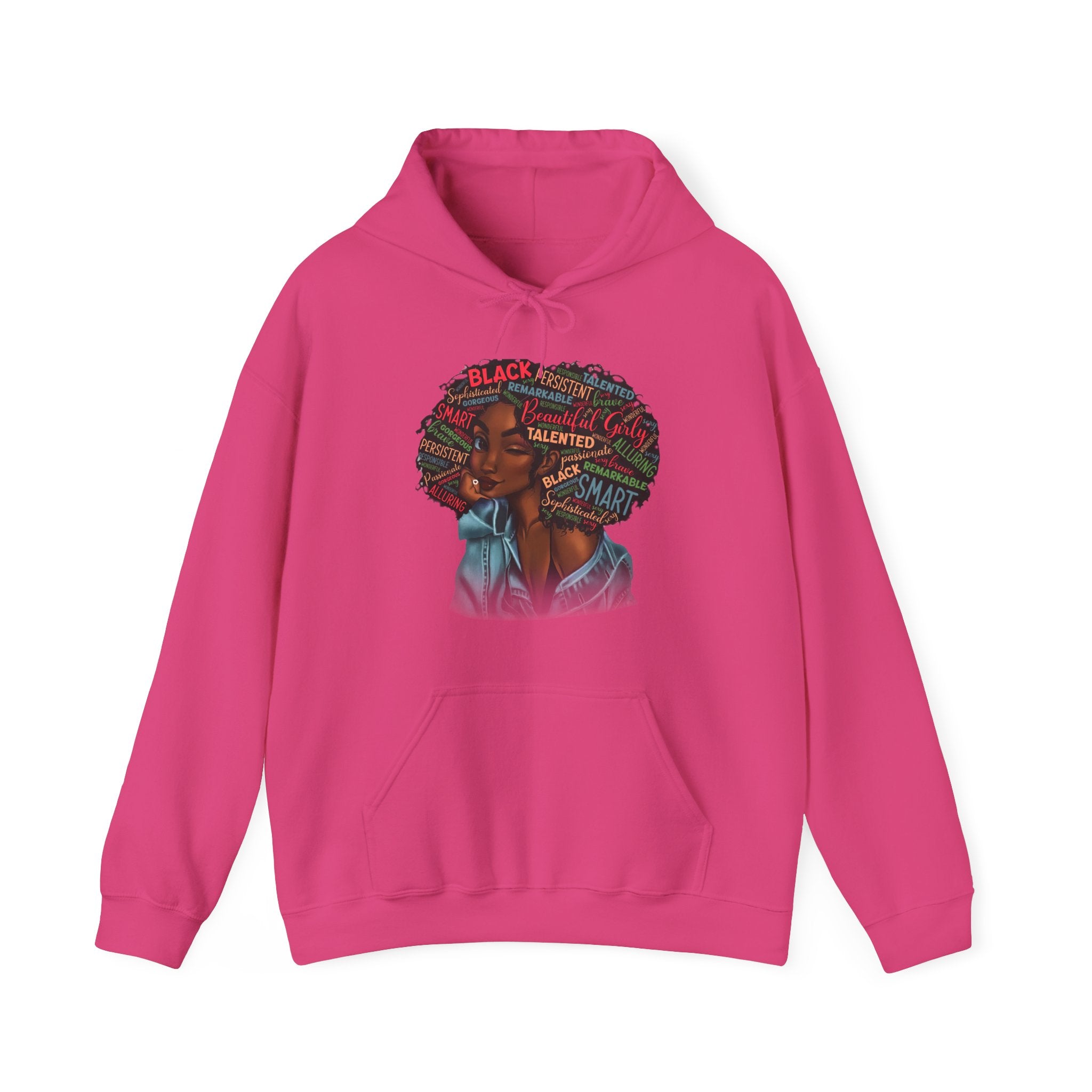 Black girl magic Unisex Heavy Blend™ Hooded Sweatshirt - IGZ Clothing 