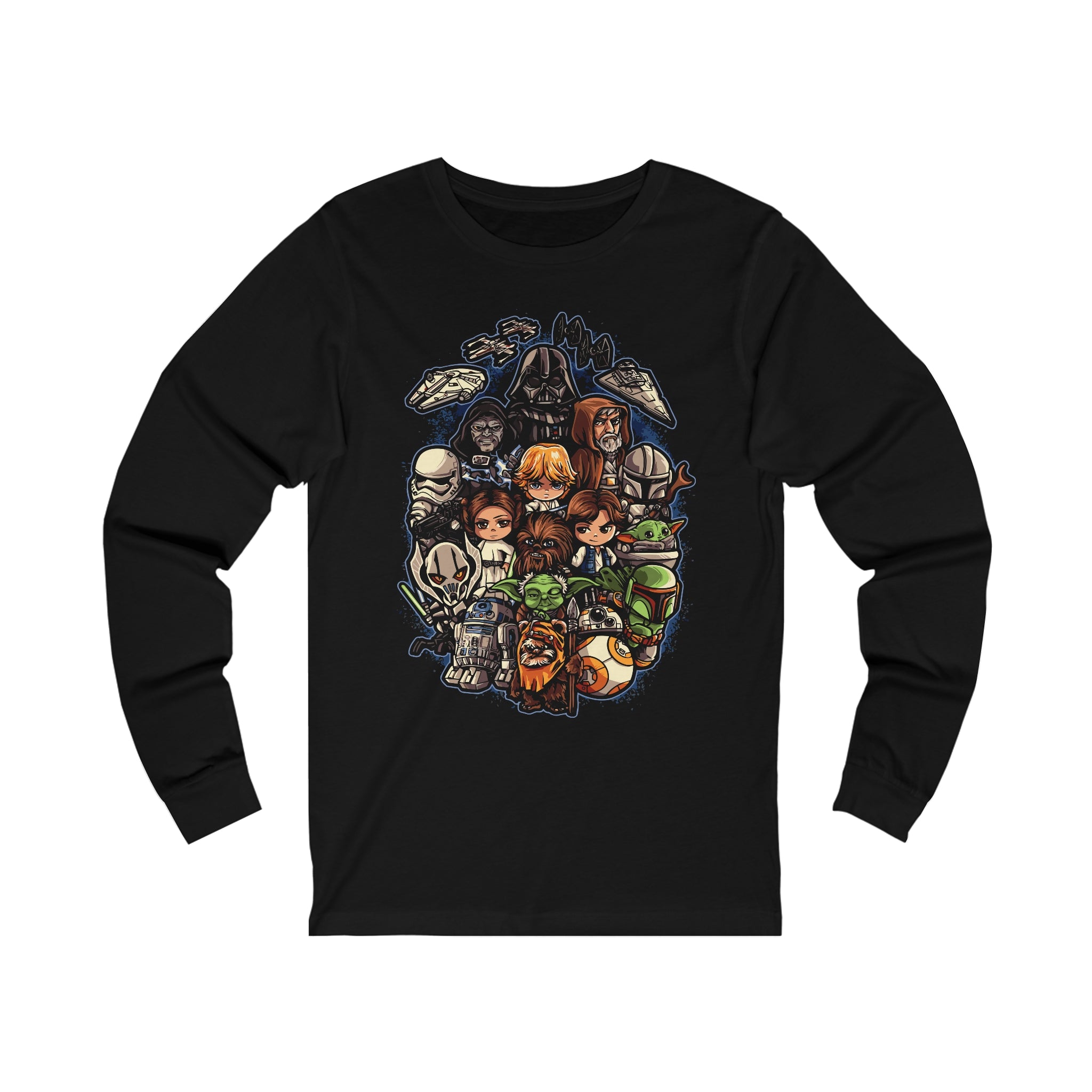 Star Wars Unisex Jersey Long Sleeve Tee - IGZ Clothing 