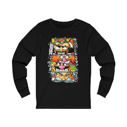 Evil Villans Unisex Jersey Long Sleeve Tee - IGZ Clothing 