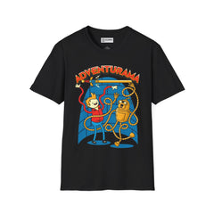 Adventure time futurama parody Unisex Softstyle T-Shirt - IGZ Clothing 