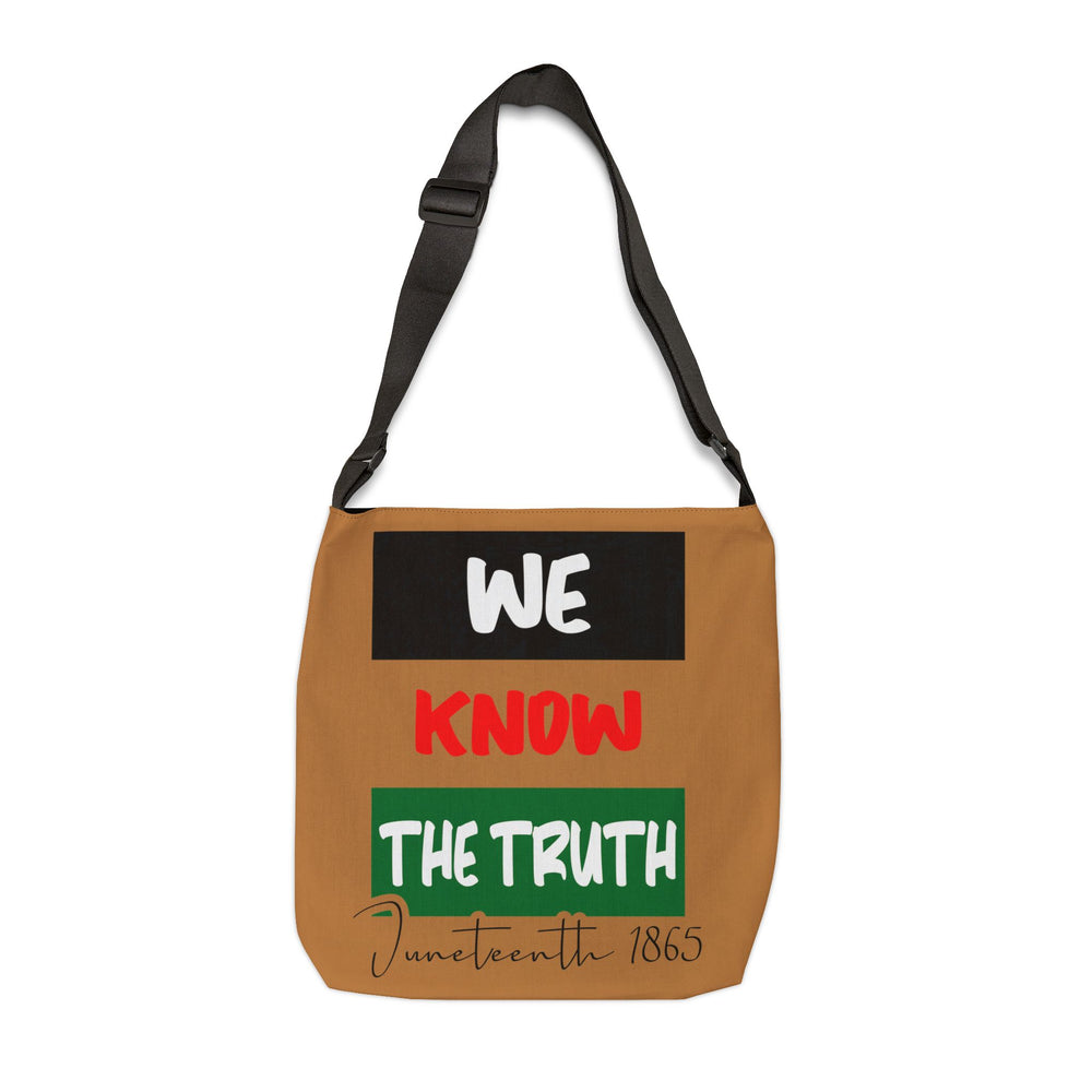 We Know The Truth Adjustable Tote Bag (AOP) - 