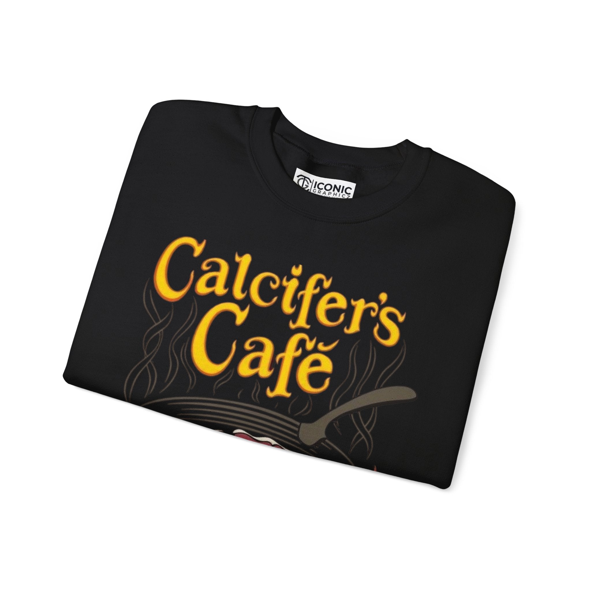 Calcifer Howls moving castle Unisex Heavy Blend™ Crewneck Sweatshirt