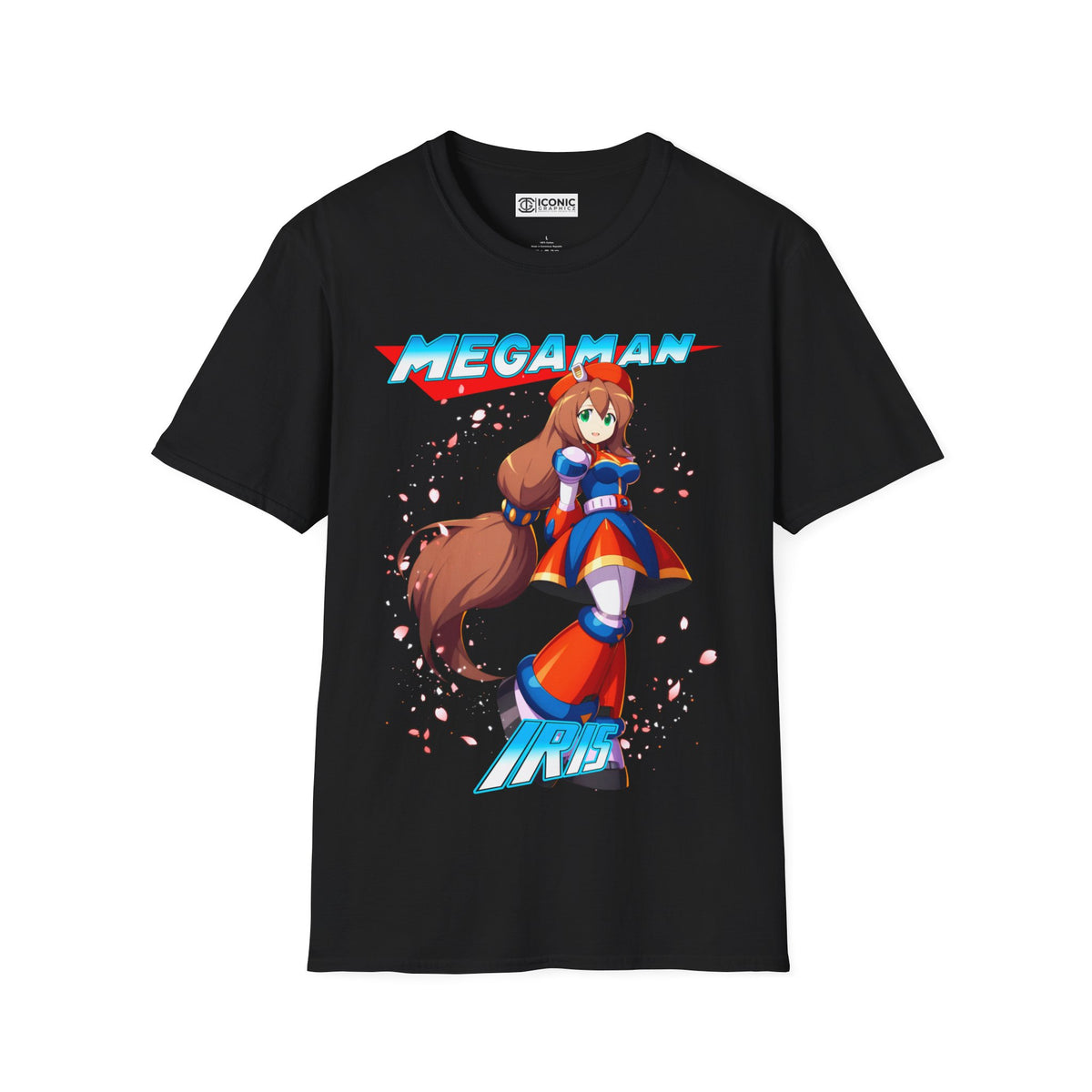 Megaman Iris Unisex Softstyle T-Shirt - IGZ Clothing 