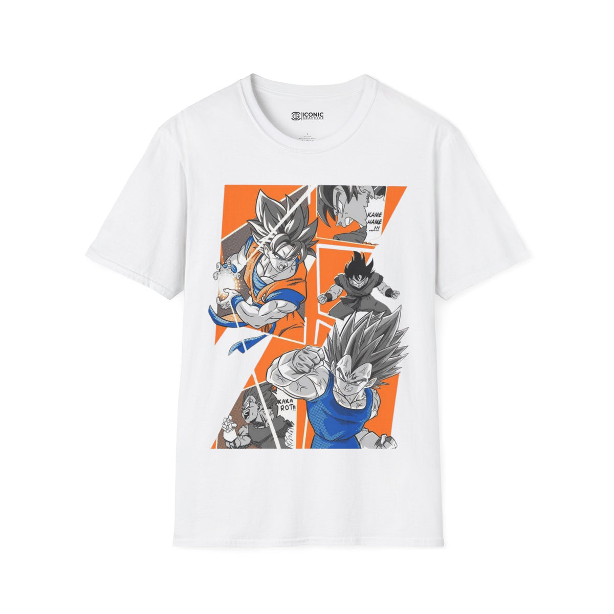 Goku & Vegeta Unisex Softstyle T-Shirt - IGZ Clothing 