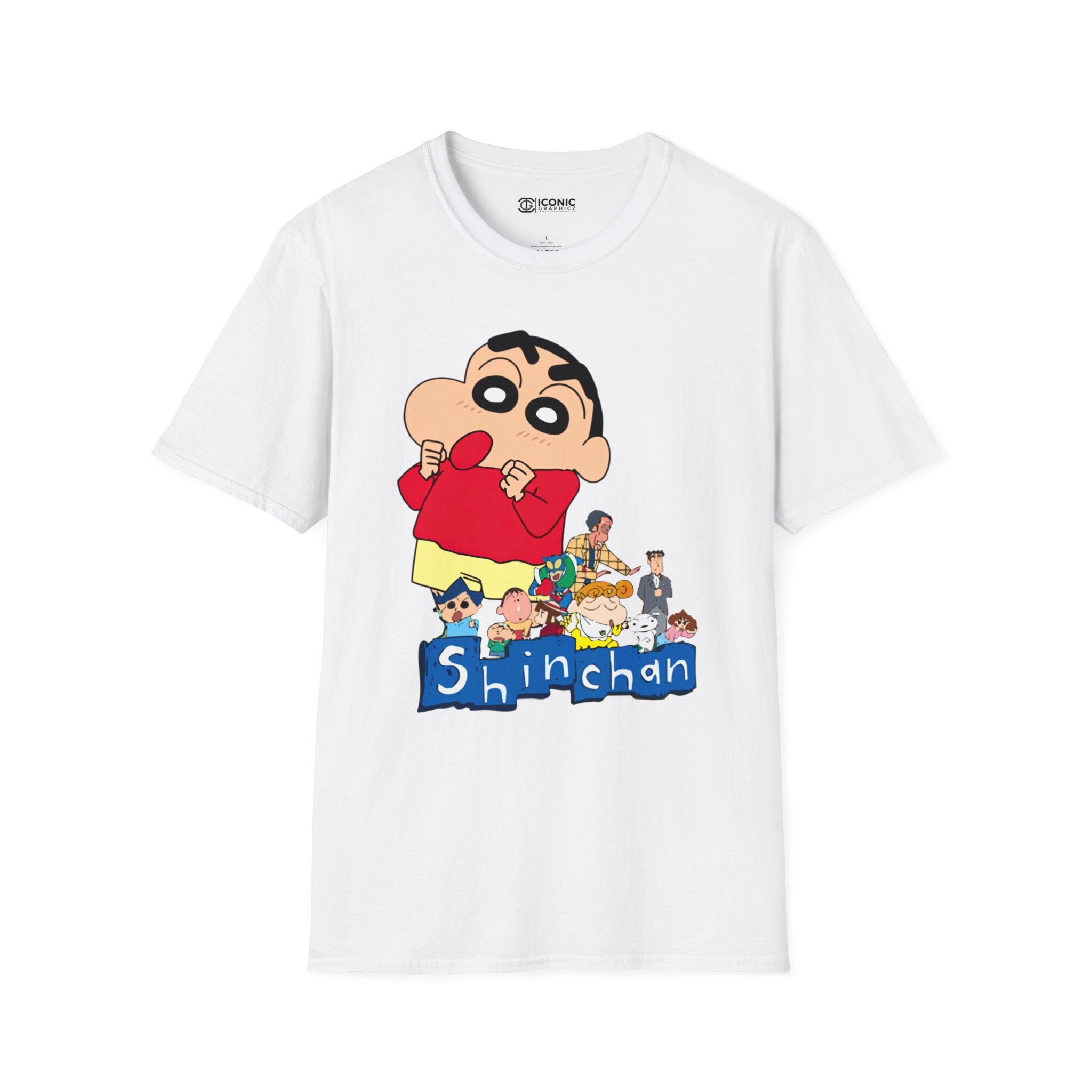 Shinchan Unisex Softstyle T-Shirt - IGZ Clothing 