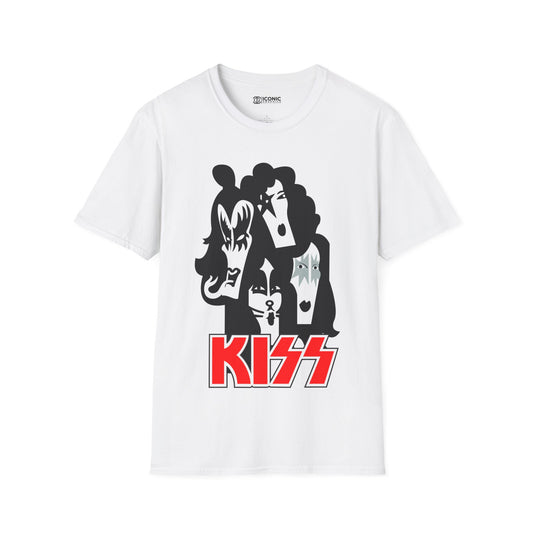 Kiss Unisex Softstyle T-Shirt - IGZ Clothing 