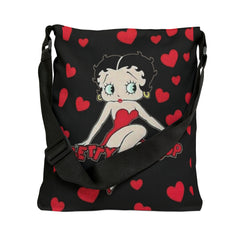 Betty Boop Adjustable Tote Bag (AOP) - IGZ Clothing 