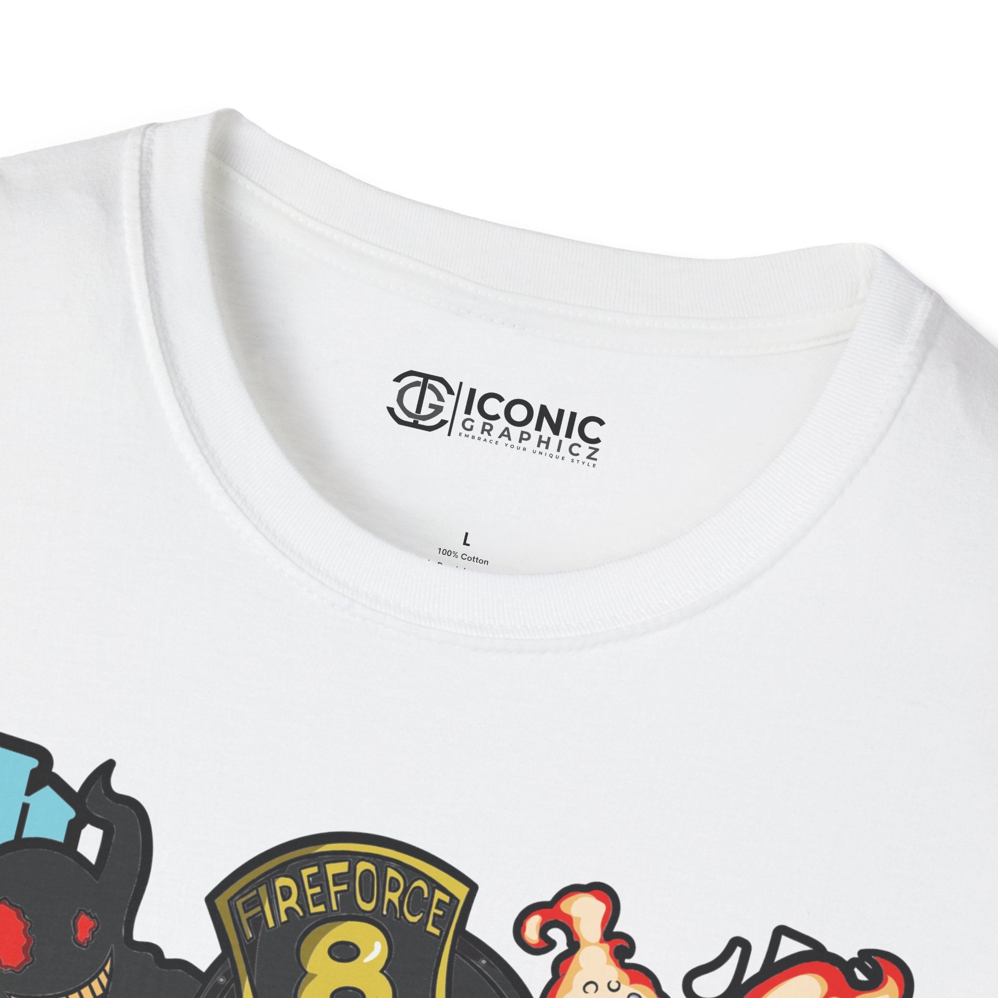 Shinra Fire Forcet T-Shirt Printify