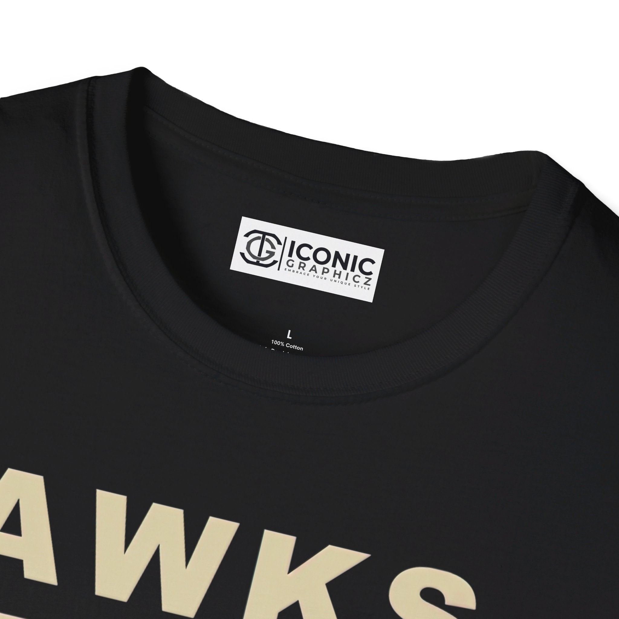 Hawks Unisex Softstyle T-Shirt - IGZ Clothing 