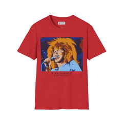 Tina Turner Unisex Softstyle T-Shirt - IGZ Clothing 