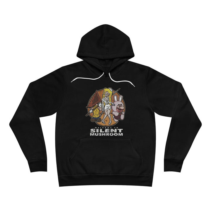 Silent Mushroom Sponge Fleece Pullover Hoodie Printify